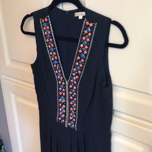Shoshanna Navy Dress - Great Beading